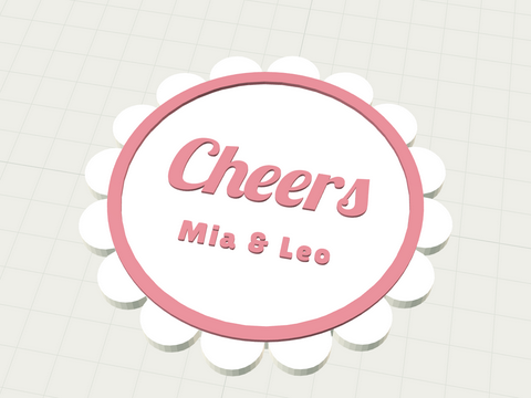 Cheers coaster coaster template