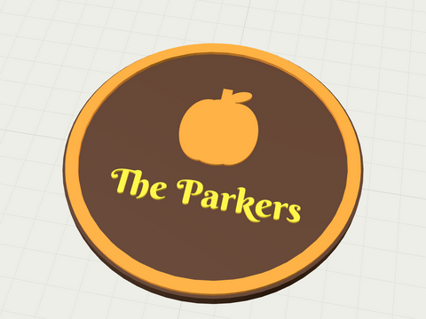 Harvest coaster coaster template