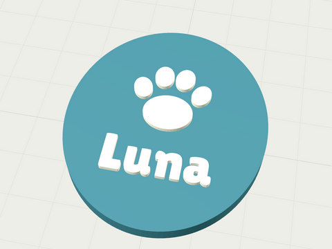Pet magnet fridge magnet template