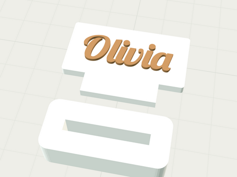 Place card table sign template