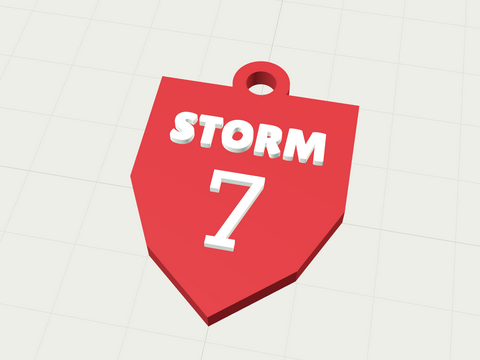 Team shield keychain template