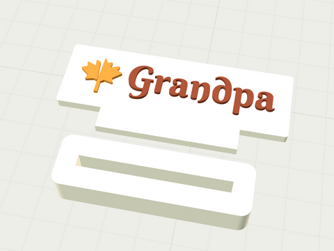 Thanksgiving place card table sign template